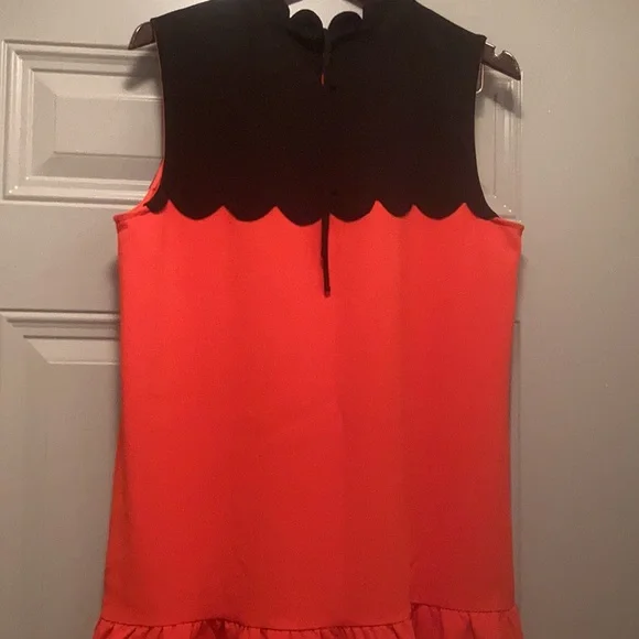 Victoria Beckham for Target Black and Orange Dress| Sz L - Picture 8 of 13